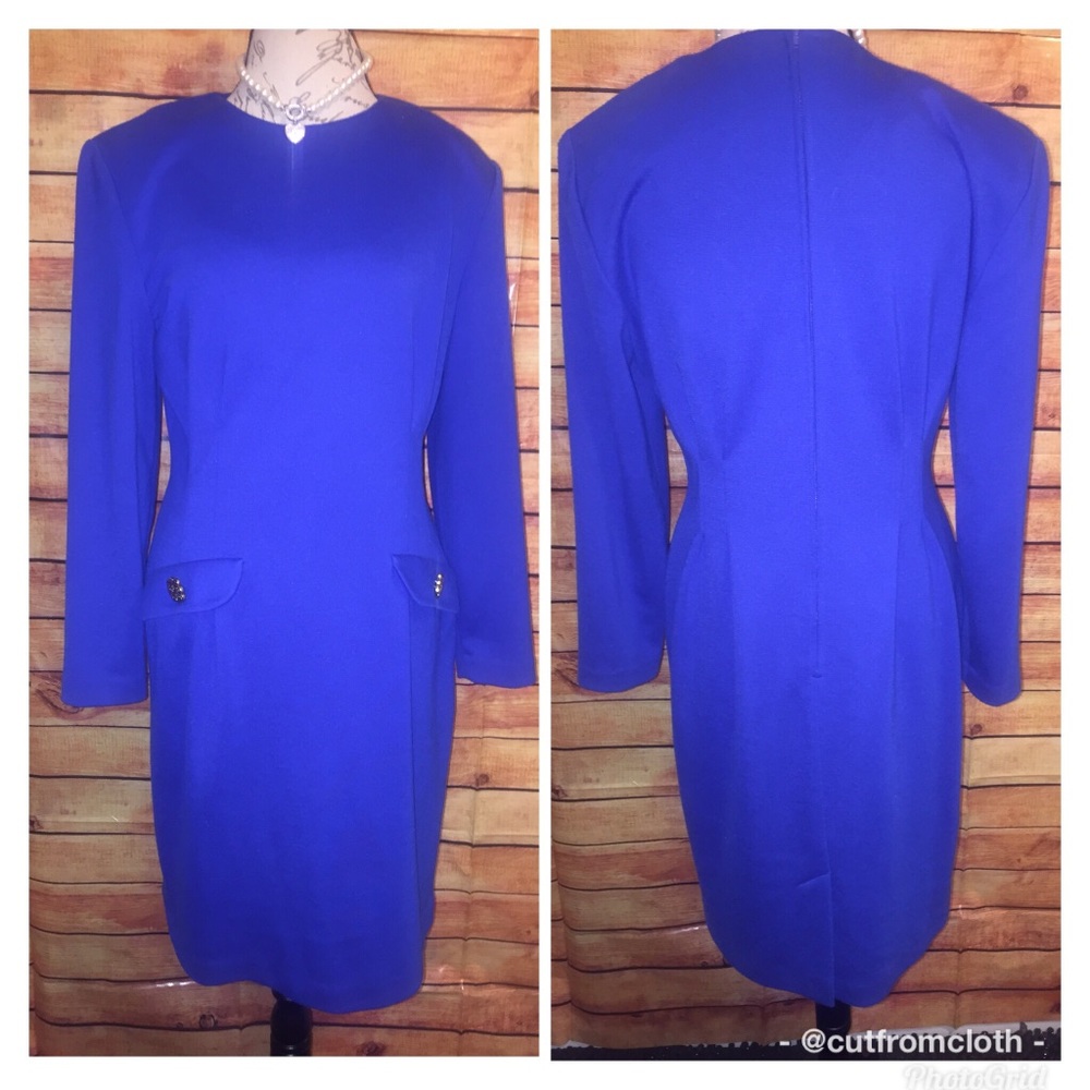 WOMENS Vintage Royal Blue Dress 💙